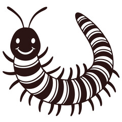 vector illustration of cartoon bug