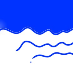 Blue Wave Liquid Illustration for everything