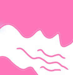 Pink Wave Liquid Illustration for everything