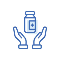 Elderly Care vector icon