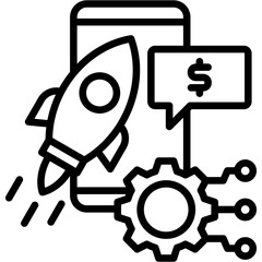 Fintech Startup icon