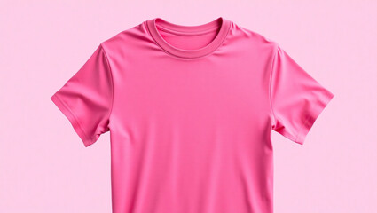 Pink t shirt isolated