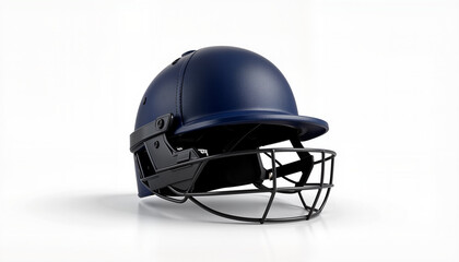 Cricket helmet close-up highlighting texture and detail, sports equipment
