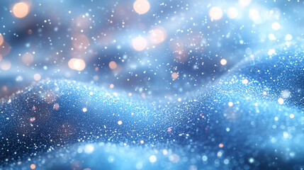 Fototapeta premium Sparkling Blue Glitter Texture Festive Background Design Elegant Abstract Winter Holiday Shiny 