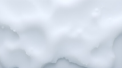 Fluffy soap foam as background, top view, close up. Generative AI