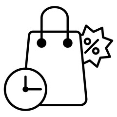 Sale Outline Icon
