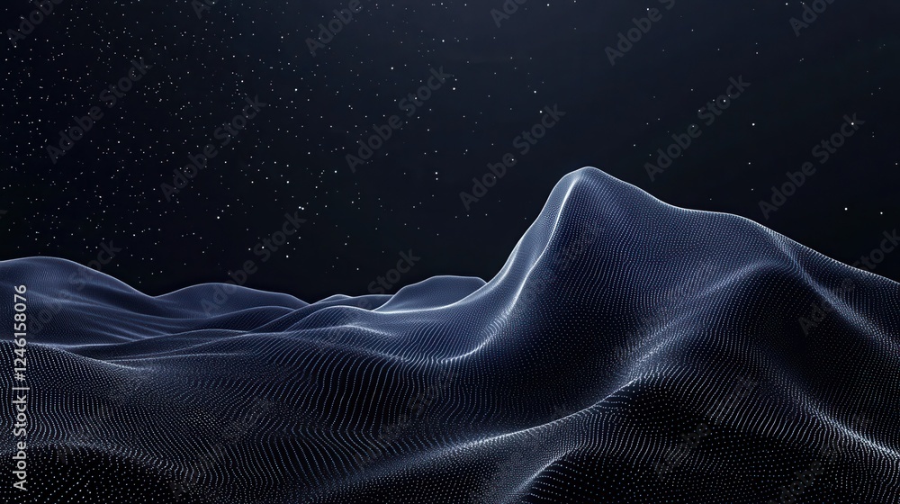 Wall mural subtle starry night background with space for text. generative ai