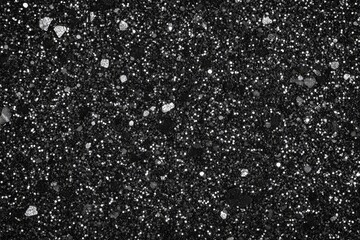Black Glitter Texture Background