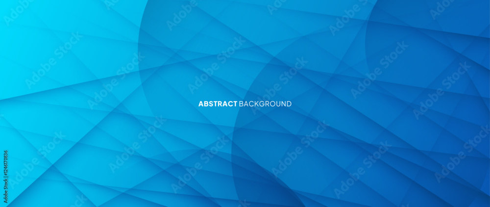 Aufkleber abstract blue gradation background with light dark line object on the right side. vector illustratio