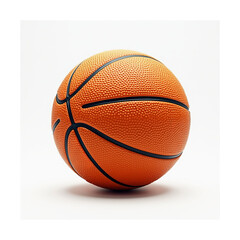 Fototapeta premium Basketball – Classic Orange Sports Ball Stock Image 