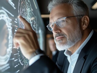 Consultant Presenting Innovative Strategies.