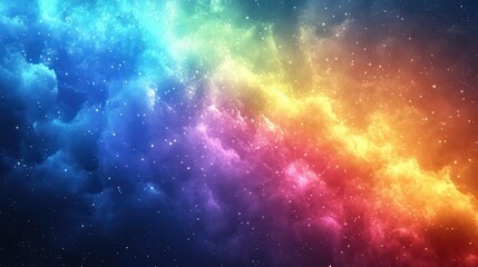 fantasy rainbow background
