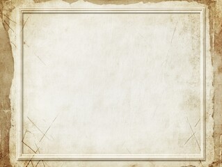 Antique paper frame, textured, blank, aged, background, design, template