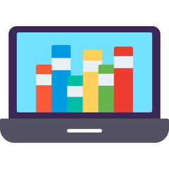 Online Library Vector Icon