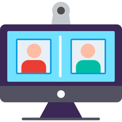 Videocall Vector Icon