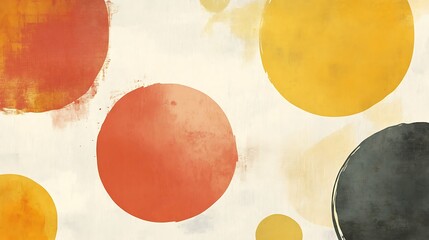 Abstract watercolor circles, textured background, design element