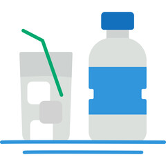 Mineral Water Vector Icon