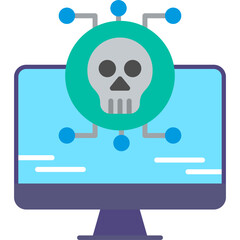 Virus Attack Vector Icon