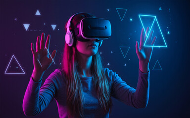 Futuristic Virtual Reality Experience – Immersive VR Technology

