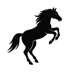 Obraz premium horse silhouette vector style art 