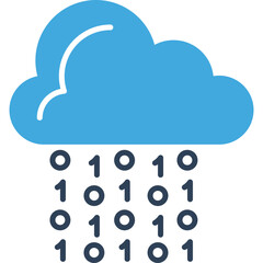 Cloud Coding Vector Icon