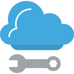 Cloud Computing Vector Icon