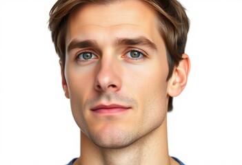 Fototapeta premium Male portrait with neutral expression