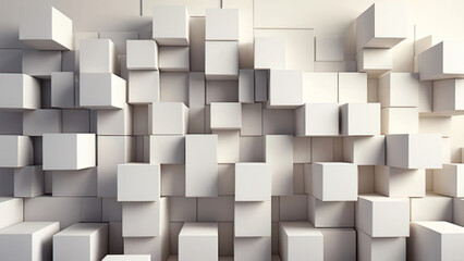 abstract 3d cubes