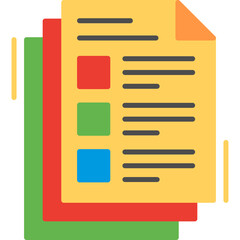 Obraz premium Notes Vector Icon