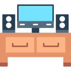 Television Vector Icon