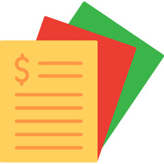 Fototapeta premium Invoice Vector Icon