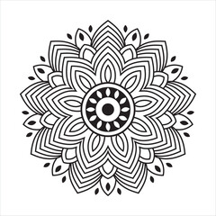 
Mandala, Mandala pattern Stencil doodles, Round ornament patterns for Henna, Mehndi, Tattoo, Coloring book