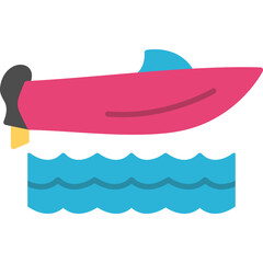 Speed Boat Vector Icon