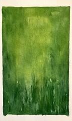 Abstract green watercolor background, ideal for nature-themed projects