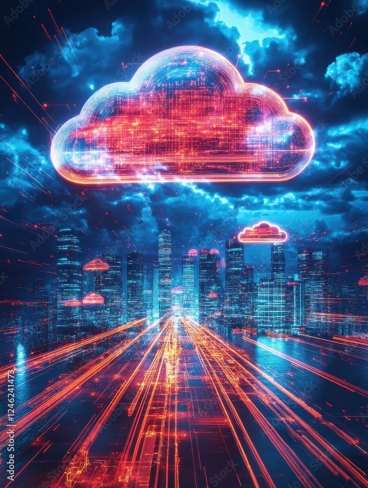 Poster witness the revolution of cloud security, where machine learning algorithms and cybersecurity expert