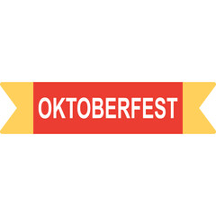 Oktoberfest Banner Vector Icon
