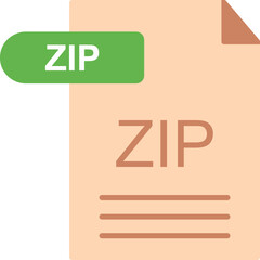ZIP Vector Icon