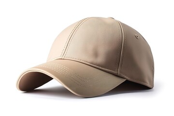 Fototapeta premium High-Quality Beige Baseball Cap, Perfect for Fashion-Conscious Individuals