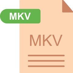 MKV Vector Icon
