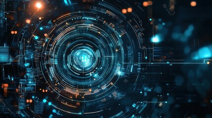 Obraz premium abstract background Modern digital and Futuristic