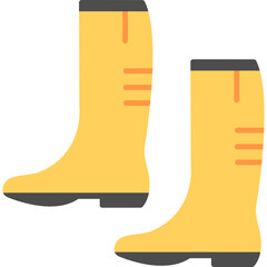 Gardening Boots Vector Icon