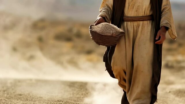 Jesus Christ Goes to Sow Seeds. For Christian Gospel Publications. Ancient Bible Times: The Sower Came in to Sow