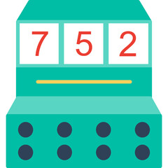 Slot Machine Vector Icon