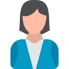 Elegant Lady Vector Icon