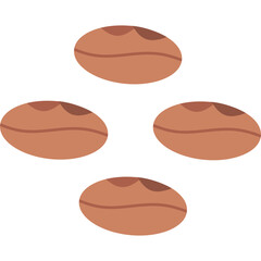 Coffee Beans Vector Icon