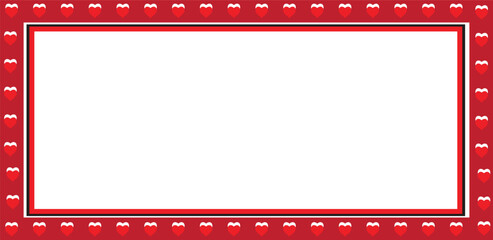 A love pattern picture frame