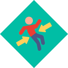 Crush Zone Vector Icon