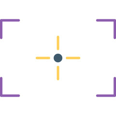 Unique Focus Vector Icon