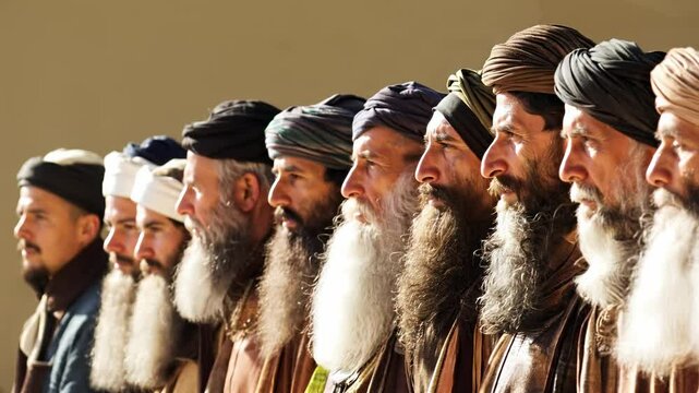 Council of Elders of Men. Ancient Biblical People of the Near East. Jews, Elders, Apostles, Pharisees
