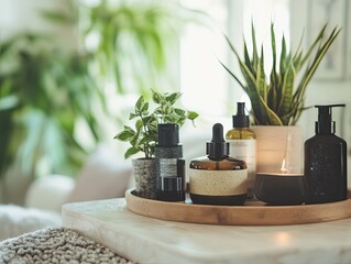 Tranquil Spa at Home: Essential Oils, Plants, and Candlelight Harmony